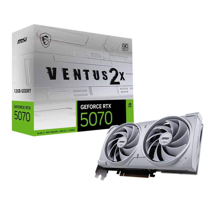 GPU RTX 5070 12GB OC MSI VENTUS X2 WHITE
